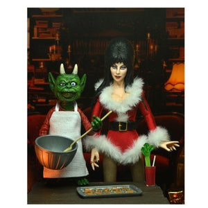 ToyShnip NECA Elvira Very Scary Xmas Clothed 8-Inch Scale Action Figure — Action & Toy Figures