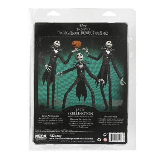 ToyShnip NECA Nightmare Before Christmas Jack Skellington with Pumpkin Action Figure
