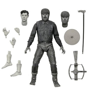 NECA Universal Monsters Ultimate Wolf Man Monster Black & White 7-In Action Figure