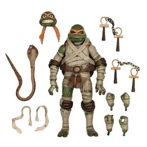 NECA Universal Monsters X TMNT Michelangelo as The Mummy Ultimate 7-In Action Figure