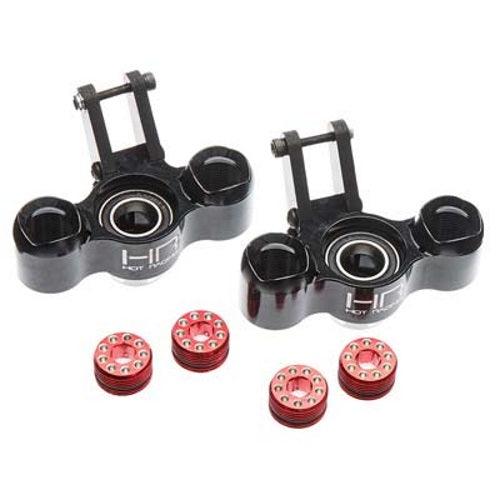 Hot Racing NRO21M01 Aluminum Axle Carriers Heavy Duty Bearings Black Arrma Nero