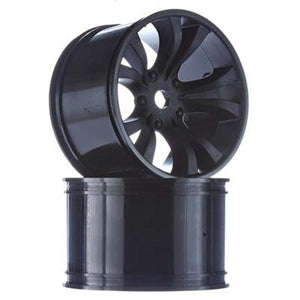 Ofna 27496 Hyper MT 1/8 Monster Truck MT Wheels Black (2)