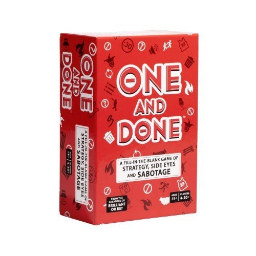 One And Done Word Guessing Party Game