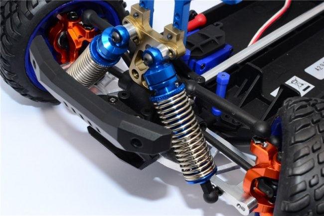 GPM ALUMINUM FRONT / REAR DAMPER 57MM TRAXXAS LATRAX SST ORANGE