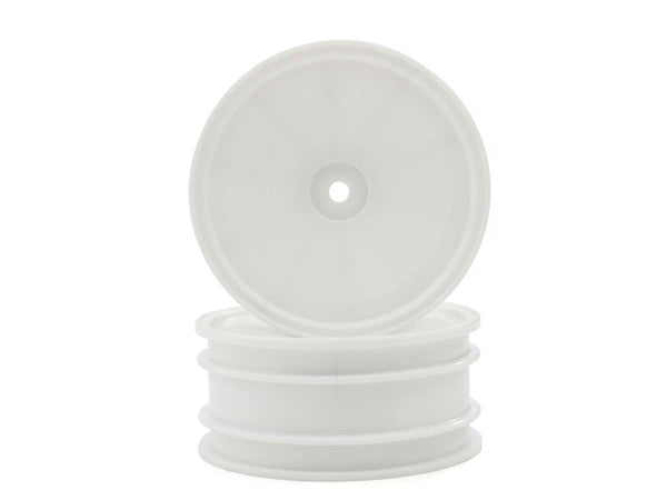 Kyosho 2.2 Dish Wheel (Front/White/ 2pcs)