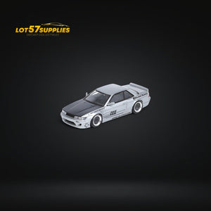 Inno64 Nissan Silvia S13 (V1) Pandem Rocket Bunny in Silver 1:64