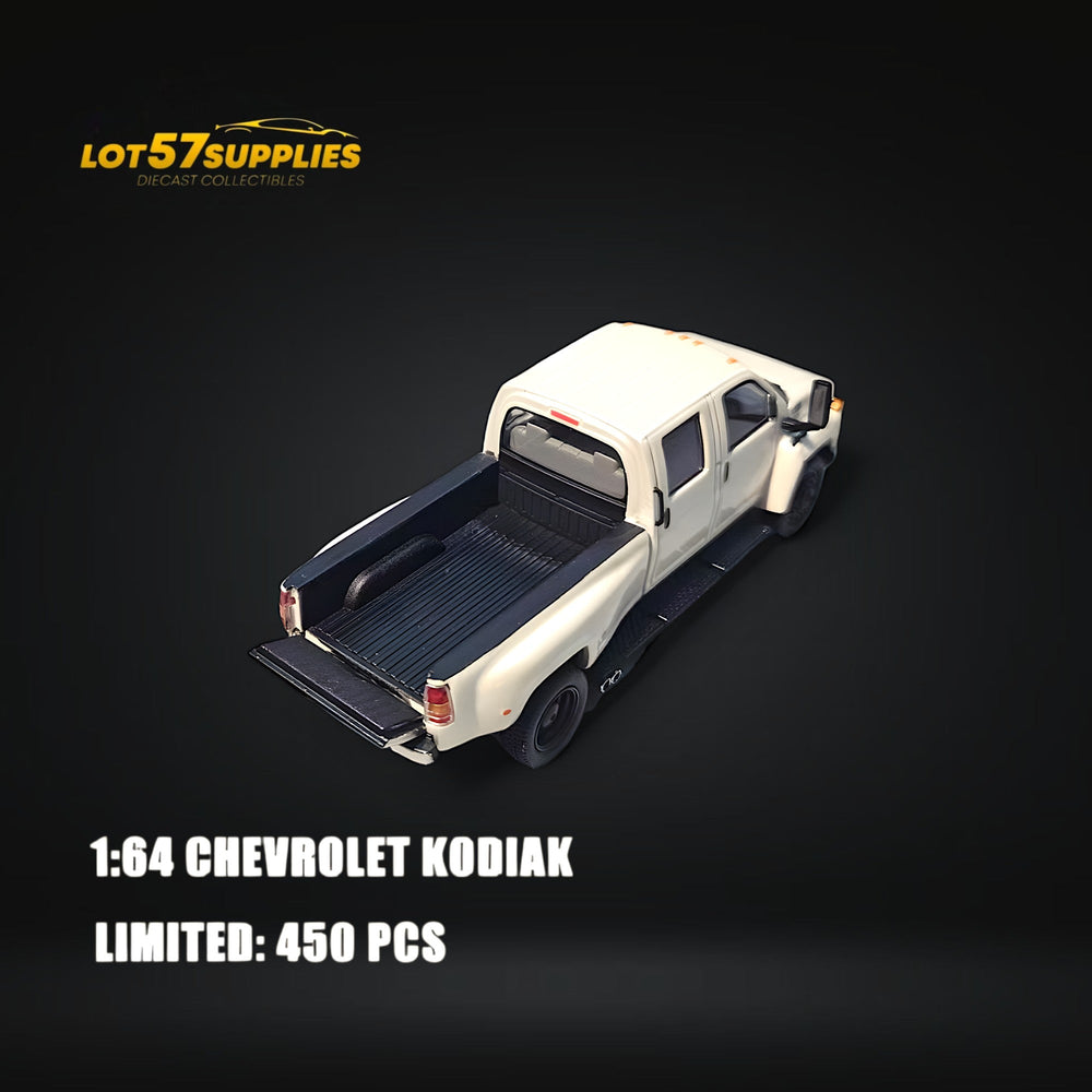 GOC Chevrolet KODIAK Pickup White 1:64 - Limited to 450 Pcs
