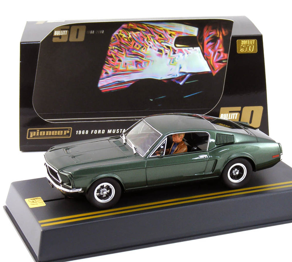 Pioneer BULLITT Ford Mustang 50th Anniversary Scalextric 1/32 Slot Car DPR P085