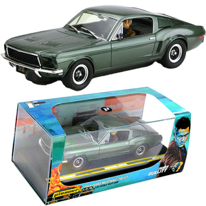 Pioneer Steve McQueen Bullitt Ford Mustang 390 GT slot Car Scalextric DPR