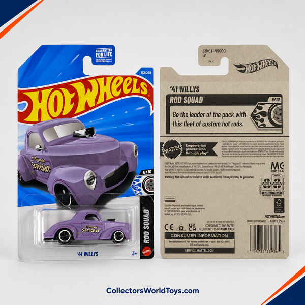 Hot Wheels '41 Willys | Rod Squad Series 6/10 - 153/250