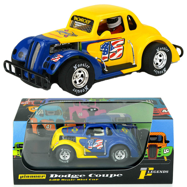 Pioneer 1937 Dodge Coupe Sunoco Legends Racer 1/32 slot Car Scalextric DPR P130
