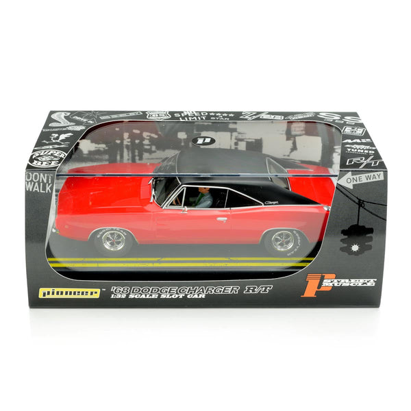 Pioneer 1968 Dodge Charger Hemi 426 Red P159 1/32 slot Car for Scaelxtric DPR
