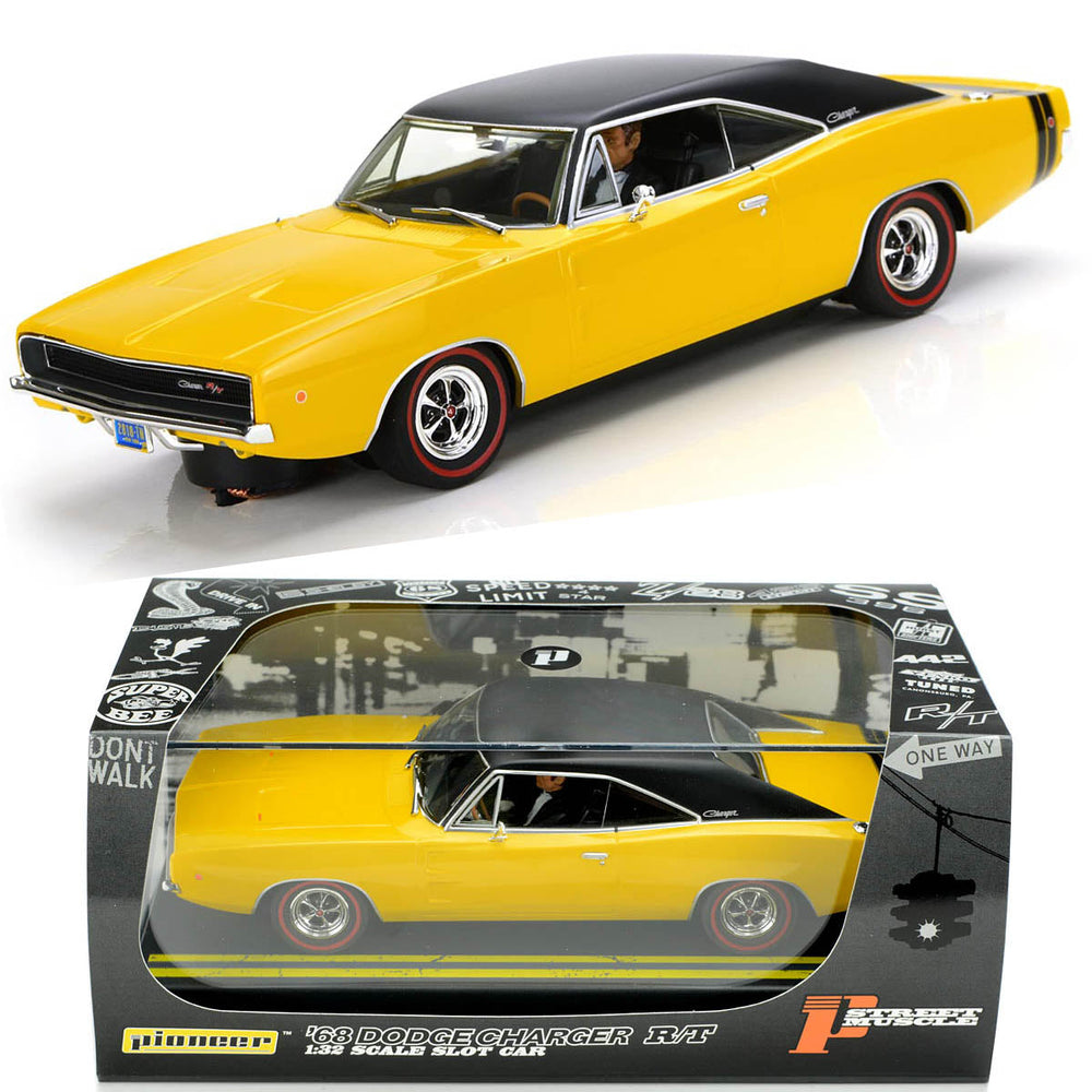 Pioneer 1968 Dodge Charger Hemi 426 P160 1/32 slot Car for Scaelxtric DPR