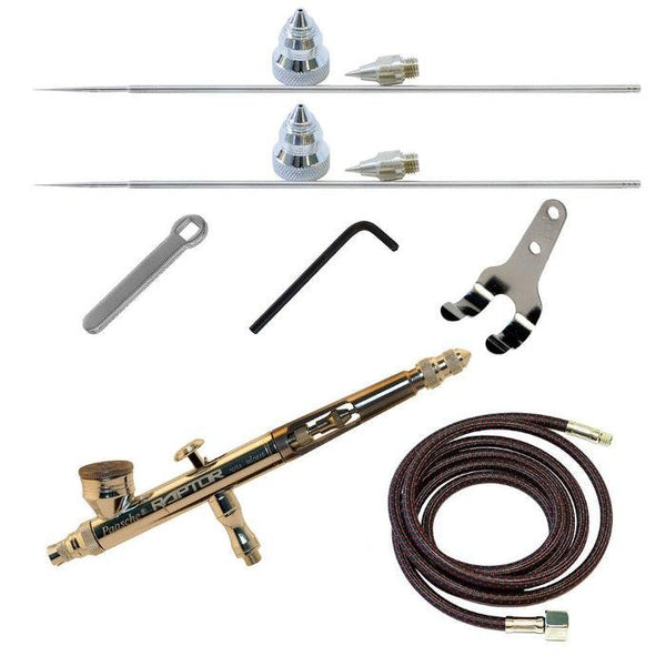 Paasche RG-3S Double Action Graivty Feed Airbrush w/ all 3 Spray Heads