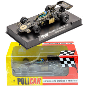 Policar Lotus 72E #1 JPS Monaco GP 1974 Winner Ronnie Peterson Slot Car