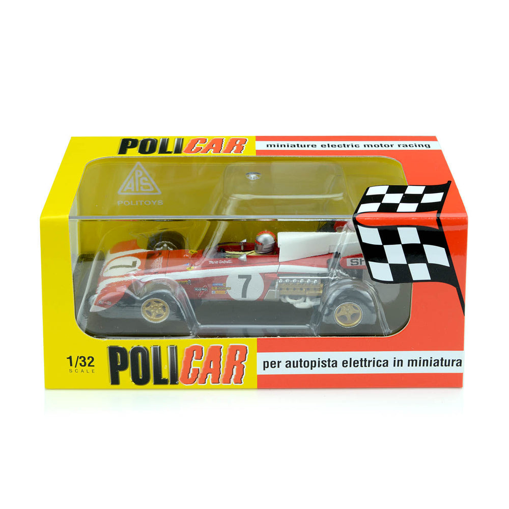 Policar Ferrari 312B2 Spanish GP 1972 Mario Andretti 1/32 slot car CAR05C Slot.it