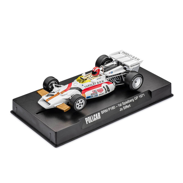 Policar BRM P160 Yardley Spielberg GP 1971 Winner Jo Siffert 1/32 Slot Car CAR08A