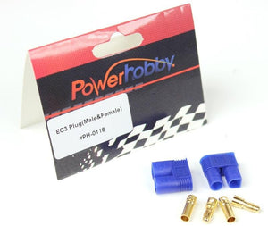 Powerhobby Male & Female EC3 Plug / Connector Set