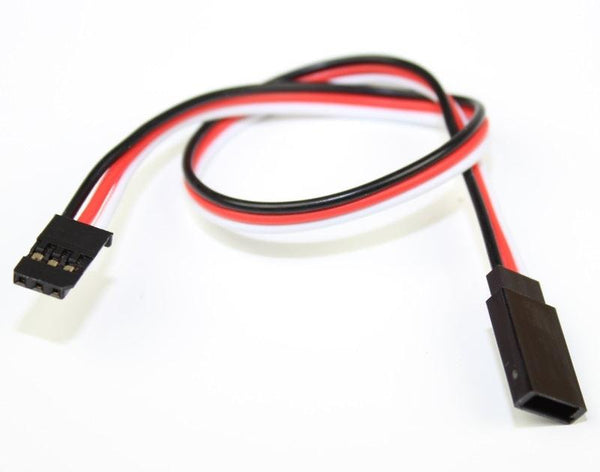 Powerhobby 10" Heavy Duty Servo Extension Wire Futaba Connector J 20AWG