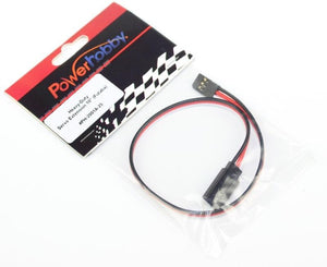 Powerhobby 10" Heavy Duty Servo Extension Wire Futaba Connector J 20AWG