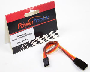 Powerhobby 6" Heavy Duty Servo Wire Extension JR Connector