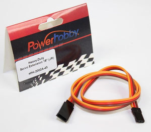 Powerhobby 18" Heavy Duty Servo Extension JR Connector / Plug