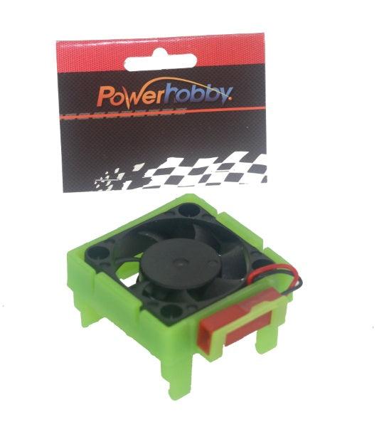 Powerhobby Cooling Fan FOR Traxxas Velineon VXL-3 ESC Green