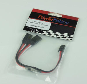 Powerhobby 6" Heavy Duty Y Servo Extension / Harness Futaba Connector