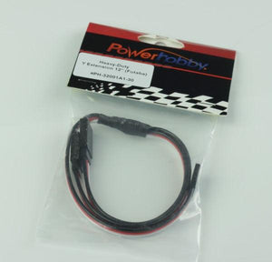 Powerhobby 12" Heavy Duty Y Servo Extension / Harness Futaba Connector