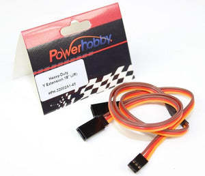 Powerhobby 18" Heavy Duty Y Servo Extension / Harness JR / Spektrum Connector