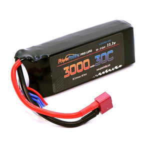 Powerhobby 3S 11.1V 3000mAh 30C Lipo Battery w Deans Plug