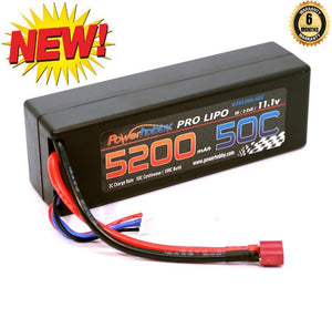 Powerhobby 3S 11.1V 5200mAh 50C Lipo Battery w Deans Plug 3-Cell Hardcase