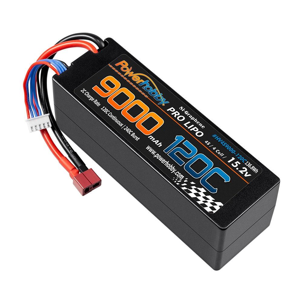 Powerhobby 4S 15.2V 9000mah 120c Graphene Lipo Battery w Deans Plug