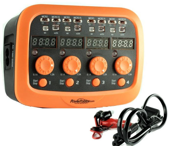 Powerhobby Quattro Micro 1S Lipo Battery AC/DC Fast Charger 1-Cell
