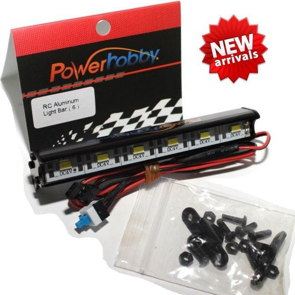 Powerhobby 6 LED 102mm RC Aluminum Light Bar Kit