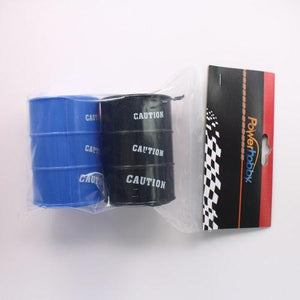 Powerhobby Black / Blue Barrel Rock Crawler Accessory SCX10 Wraith