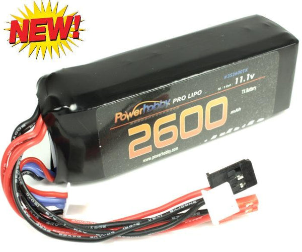Powerhobby 3s 2600mah 3c Frsky Taranis X9D  Radio /  Transmitter Lipo Battery