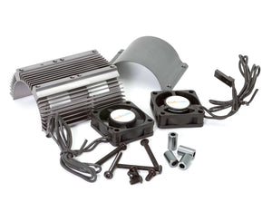 Powerhobby Heat Sink w Twin Turbo High Speed Cooling Fans 1/8 Motors GunMetal