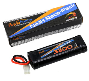Powerhobby 7.2V 6-Cell 3300mah Nimh Flat Battery Pack w Tamiya Plug