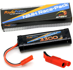 Powerhobby 7.2V 6-Cell 3300mah Nimh Flat Battery Pack w REDCAT 4.0 Plug