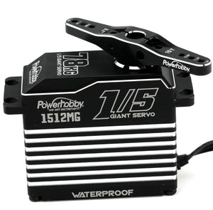Powerhobby 1512MG 1/5 Aluminum Waterproof High Speed / Torque Brushless Servo