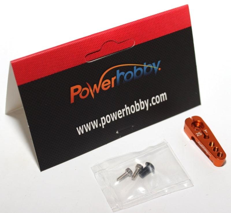Powerhobby Aluminum 25T Servo Horn Orange FOR Futaba Axial Savox Servo