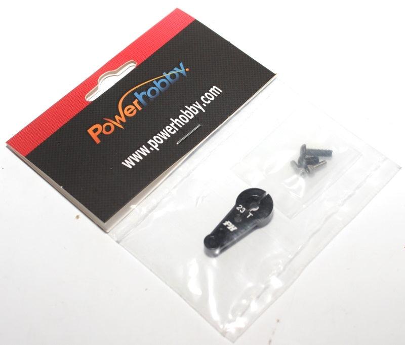 Powerhobby 23T Aluminum Servo Arm / Horn JR / Airtronics & KO Black