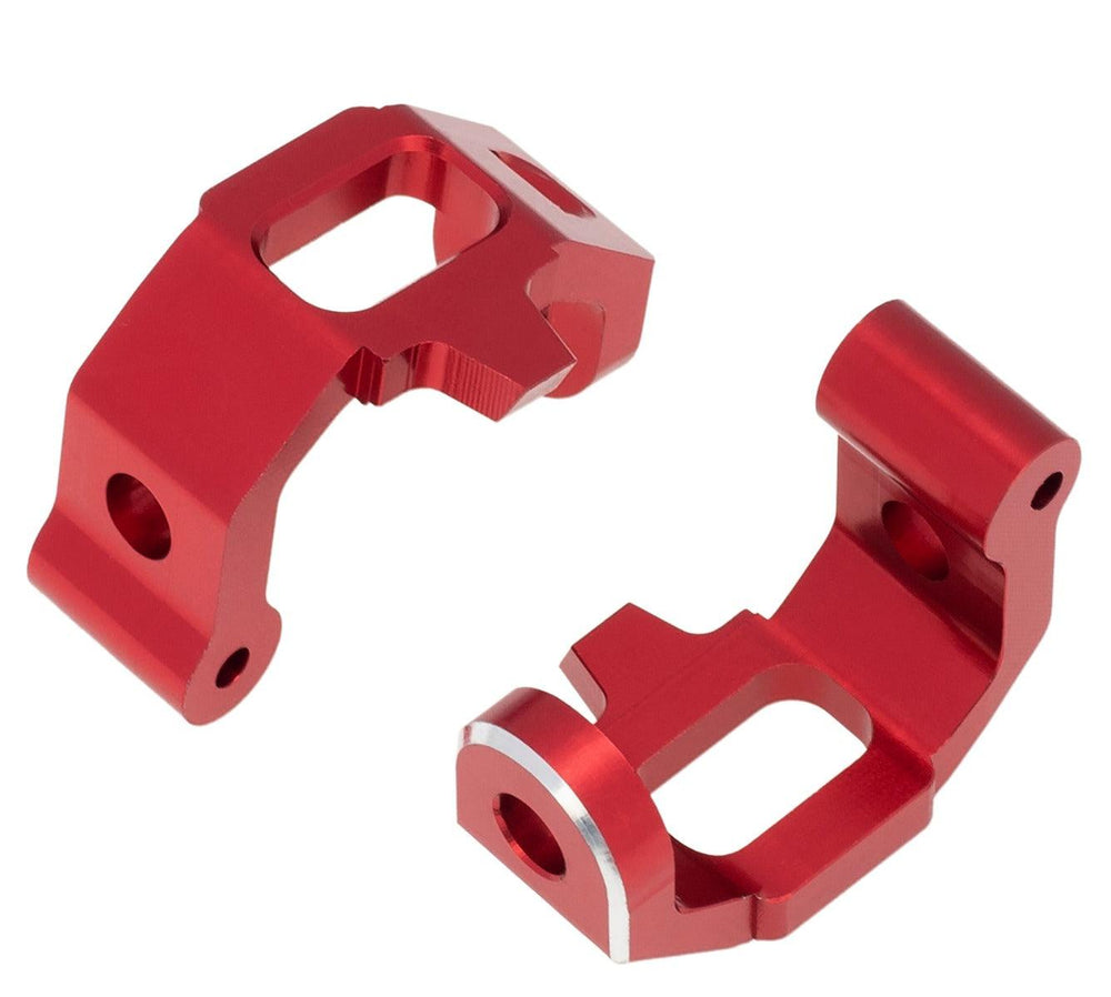 PowerHobby Aluminum Caster Blocks C-Hubs FOR Traxxas 4Tec 2.0 3.0 Red