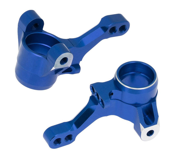 PowerHobby Aluminum Front Steering Knuckles FOR Traxxas 4Tec 2.0 3.0 Blue