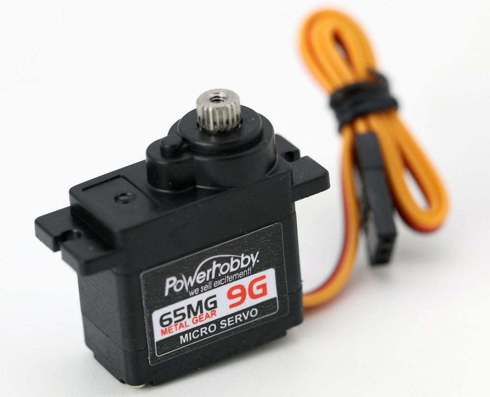 Powerhobby 65MG Metal Gear Digital 9G Micro Servo 11sec/30oz @ 6.0v