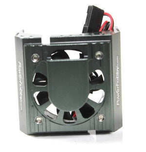 Powerhobby Aluminum Motor Heatsink + Cooling Fan For 1/8 Size Motors Gun