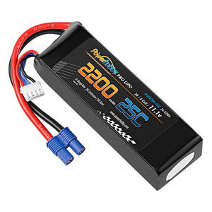 Powerhobby 3S 11.1V 2200mAh 25C Lipo Battery Pack w EC3 Plug