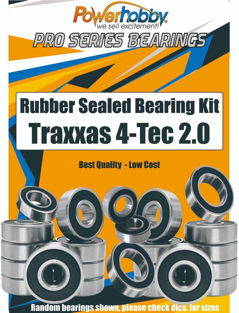 PowerHobby Pro Series Rubber Sealed Bearing Kit FOR Traxxas 4-Tec 2.0