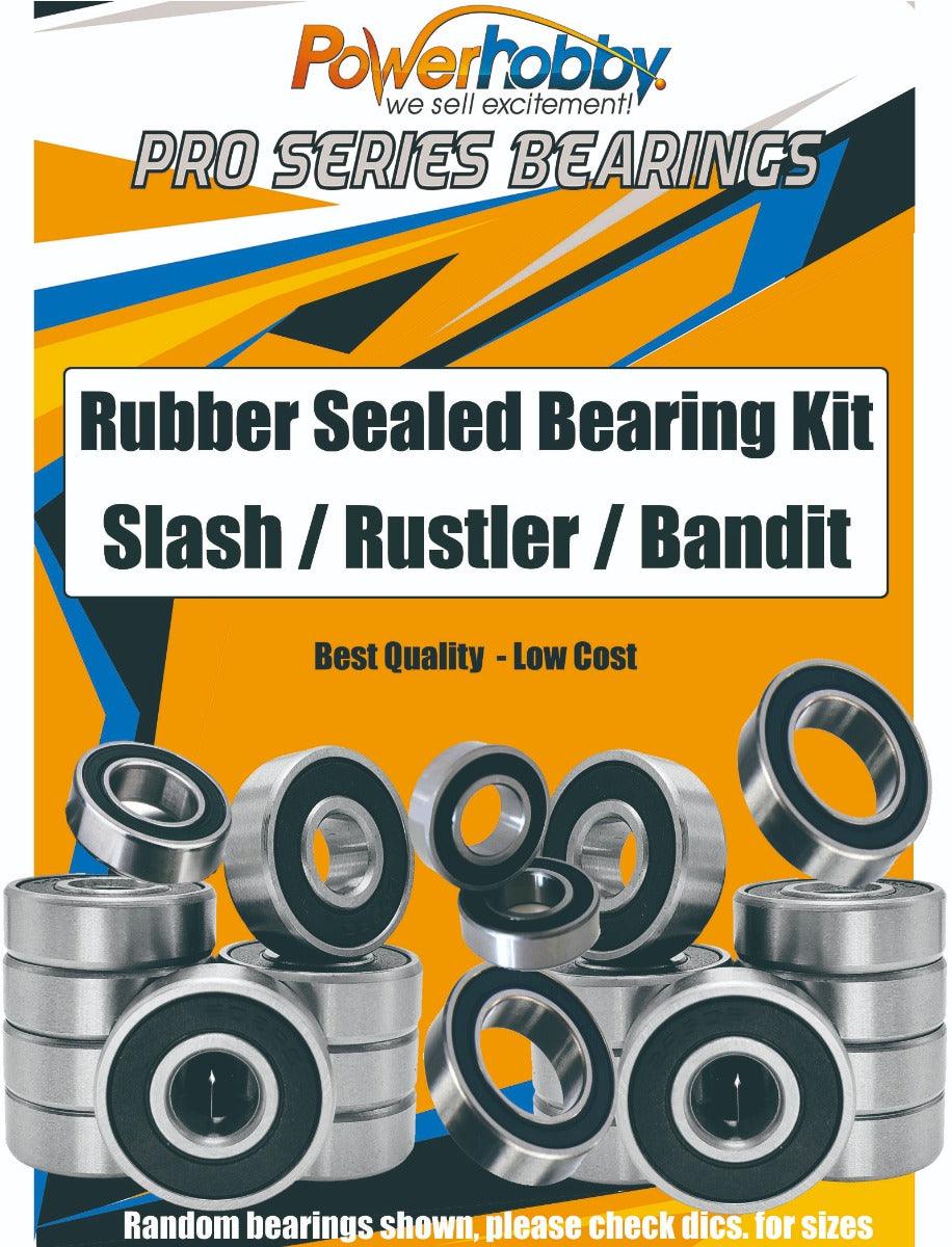PowerHobby Pro Series Rubber Sealed Bearing FOR Traxxas Slash / Rustler / Bandit